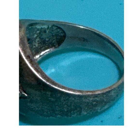 925 SS Multi Gemstone Ring Size 8 Garnet, Blue Topaz, Peridot, Amethyst Citrine - Picture 8 of 9